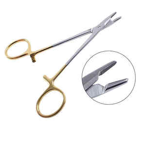 Tijera quirúrgica T/C Soporte de aguja de acero inoxidable Instrumentos quirúrgicos Tijera de disección - Product Image 1