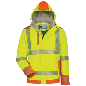 Chaqueta Softshell de Alta Visibilidad Rickmer ELYSEE Amarillo/Naranja, Sudaderas y Chaquetas Promocionales - Product Image 2