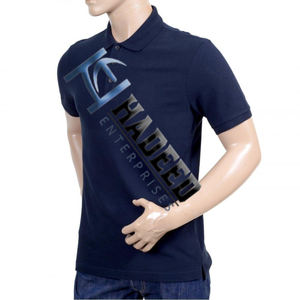 Camiseta de alta tela para hombre, camisa con estampado liso, diseño de sublimación, logotipo personalizado, informal - Product Image 2