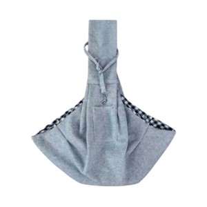 Sac de transport souple vert olive pour animaux de compagnie avec doublure à carreaux et fermeture éclair, pour chats et chiens jusqu'à 10 kg - Product Image 6