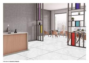 Indian 1200x1200mm Glossy Porcelain Tiles for Living Room Kitchen Office Flooring Premium Quality Format Exporter from India - Product Image 5