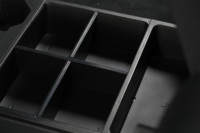 Accessoires Cybertruck : Organisateur de console centrale, boîte de rangement à 7 compartiments, plateau de rangement séparé, ensemble de supports intérieurs pour Tesla Cybertruck