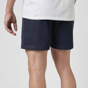 Pantalones cortos de malla con cintura elástica cómoda, doble capa, secado rápido, ligero, deportivo, atlético, para correr, entrenamiento, gimnasio, pantalones cortos para hombres - Product Image 5