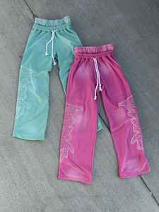 Pantalones de chándal de cintura doble de alta calidad personalizados OEM con forro polar de algodón grueso 100% colores personalizados y pantalones de chándal con logotipos para hombres - Product Image 5