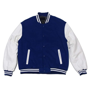 Chaquetas Varsity de Lona con Logotipo Personalizado de Alta Calidad OEM, Chaquetas Universitarias para Exteriores, Tallas Grandes para Hombre, Resistentes al Viento y con Calefacción - Product Image 5