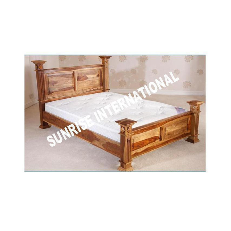 Qualità superiore ampiamente venduto in stile Maharaja Sheesham in legno King Size letto matrimoniale/lettino dal produttore indiano