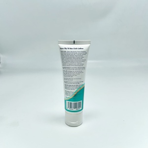 Tube cosmétique en plastique PE blanc pour nettoyant visage avec pompe à pression et brosse intégrée pour les soins de la peau - Product Image 4