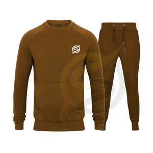 Nouveau style hiver 2024, survêtement décontracté pour homme à capuche, 2 pièces, couleur unie, logo personnalisé, ensemble de survêtement unisexe - Product Image 5