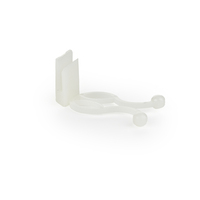 Clip de Cable de Nylon Natural Essentra, Abrazadera Giratoria con Tornillo para Montaje en Panel WSTL-SME