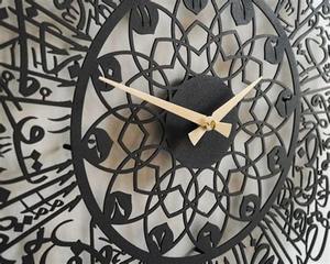 Elegant Islamic Metal Wall <b>Clock</b> Beautiful Design Perfect For Living Room Bedroom Office And Hallway Decoration - Product Image 2