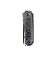 Plaque de signalisation en fonte, produits en gros, plaque de signalisation vintage pour bureau