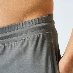 Nuevo estilo 100%, pantalones cortos de gimnasio de algodón orgánico para hombre, pantalones cortos ligeros transpirables de secado rápido, bolsillos delanteros y traseros, función antiarrugas - Product Image 4
