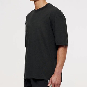 T-shirts pour hommes en coton 100% de haute qualité, lourds, surdimensionnés, impression personnalisée de t-shirts - Product Image 2