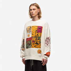 Vintage 300 GSM Thermal <b>Short</b> <b>Sleeve</b> Men Waffle <b>Knit</b> 100% Cotton Loose Fit Eco-Friendly Quick Dry Streetwear Casual <b>Top</b> - Product Image 3