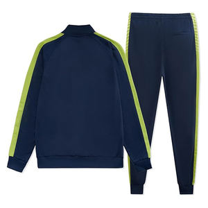 Conjunto deportivo para hombre, poliéster, cierre de cremallera, ligero, transpirable, para entrenamiento atlético, informal. - Product Image 2