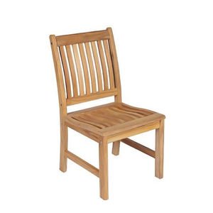 SIDE <b>CHAIR</b> TEAK WOOD SIMPLE FOR <b>OUTDOOR</b> MADE IN INDONESIA - Product Image 1