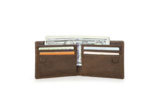 Portefeuille en cuir véritable pour homme, design personnalisé, super fin, à deux volets, minimaliste, porte-cartes, sac à main, magnétisme, cuir pleine fleur noir - Product Image 4