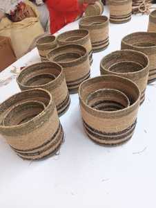 Cheap prices folding <b>storage</b> <b>basket</b> home organizer seagrass felt <b>storage</b> <b>basket</b> for dirty clothes <b>toy</b> books - Product Image 4