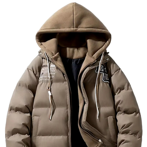 Chaqueta de bombardero de invierno impermeable personalizada de color sólido en blanco simple de nuevo diseño de suministro de fabricante pakistaní para hombres - Product Image 1