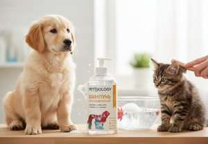 PETBIOLOGY Luxury Gentle Paw Wash Hypoallergenic Plastic Shampoo for <b>Dogs</b> Cats & Puppies (from 3 Months) 300m RU All Seasons - Product Image 5