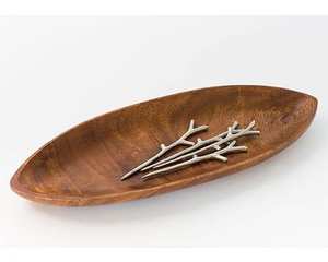 Ustensiles de cuisine modernes en bois bol plateaux de service résine marbre époxy pour salade fruits nourriture fête-économique bas prix - Product Image 4