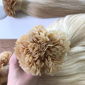 ผมเคราตินอิตาลี I - U - V - เคล็ดลับแบนต่อผมมนุษย์ที่ผูกพันล่วงหน้าสีอ่อนผมเวียดนามดิบ 100% - Product Image 1