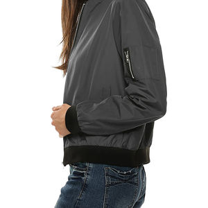 Blouson aviateur pour femme, couleur personnalisée, vente chaude professionnelle, meilleure qualité, léger, manches longues, doublure en coton d'hiver, ODM - Product Image 6
