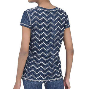 Camiseta ajustada regular de algodón 100% con diseño de sublimación para mujer, camisetas personalizadas con logotipo para mujer - Product Image 5