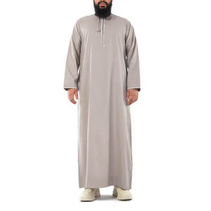 Marque de créateur Jubbah Thobe pour hommes, africain dubaï arabe brillant Dubai Jubbah hommes Thobe du Pakistan à vendre - Product Image 1