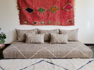 Juego de Sofa de Suelo Oriental-Esponja de Algodón de Calidad-200x80x20 cm-Cualquier Color Es Posible. - Product Image 2
