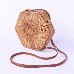 Meilleur prix personnalisable femmes sacs fourre-tout 100% cuir naturel multicolore toile doublure bambou poignée Direct Vietnam usine - Product Image 4