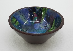 Vente en gros de bol d'ustensiles de cuisine en bois et Meena Work en vrac bol de vaisselle de table en bois massif de forme ronde de meilleure qualité - Product Image 4