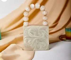 Nuevos bolsos de Boda nupcial con cuentas, bolso de noche, cadenas, bolsos de mano con cuentas, bolso de mano elegante Vintage con perlas para banquete - Product Image 2