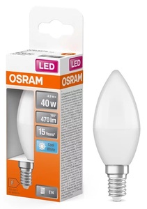 Lampada a candela LED E14 5,5W 4000K 470Lm (Osram 4058075431058) - Product Image 1