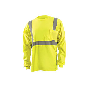 Haute visibilité séchage rapide chemise résistante au feu t-shirt de sécurité Fluorescent haute visibilité vêtements de travail personnalisés chemise de sécurité réfléchissante - Product Image 2