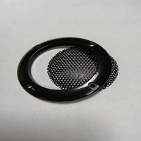 Usine vente chaude 2 pouces 3 pouces 4 pouces noir haut-parleur rond protection maille filet couverture Grille cercle haut-parleur accessoires