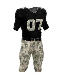 Usine directe 2025 maillots de football américain sublimés personnalisés meilleur vente en gros 7 sur 7 uniforme respirant grande taille manches courtes - Product Image 4