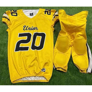 Paquete de Uniformes Personalizados de Fútbol Americano para Adultos 2025, Ropa de Entrenamiento Premium, Uniformes Personalizados de Manga Corta para Hombre - Product Image 1