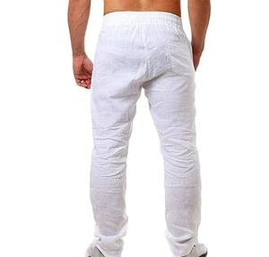 กางเกงผ้าแคนวาสสำหรับผู้ชาย, กางเกงผ้าแคนวาสผ้าโพลีเอสเตอร์ระบายอากาศได้ดีเป็นมิตรกับสิ่งแวดล้อมสไตล์ใหม่ - Product Image 3