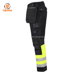 กางเกงเซฟตี้ทำงานหลายกระเป๋า2025กางเกงเซฟตี้กางเกงทำงานบุรุษชุดทำงานสะท้อนแสง Hi VIS - Product Image 3