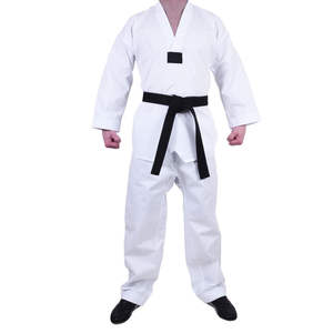 2025 uniformes légers de Taekwondo de haute qualité karaté Judo adulte nouveaux modèles de règlement uniformes d'entraînement de Taekwondo - Product Image 1