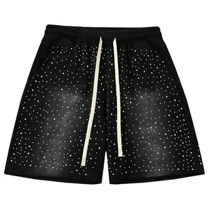 Pantalones Cortos Deportivos Personalizados con Logotipo, Impermeables, de Secado Rápido, con Pedrería para Hombre, Pantalones Cortos de Playa para Hombre - Product Image 1