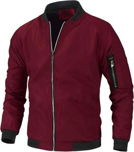 Conception audacieuse hommes Bomper veste tissu solide vêtements d'extérieur durables doublure douce ajustement confortable pour un usage quotidien et veste d'hiver - Product Image 5