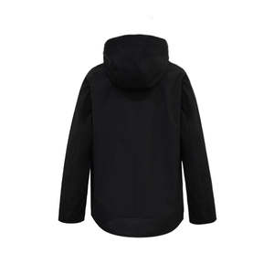 Veste coupe-vent en toile souple imperméable pour hommes Survêtement d'entraînement d'hiver à capuche pour sport décontracté Traitement OEM enduit - Product Image 2