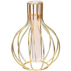 Modern Designed Cylindrical Shaped Flower <b>Vase</b> With <b>Gold</b> Finished Living Room Decorative Flower Pot for Home Wedding - Product Image 6