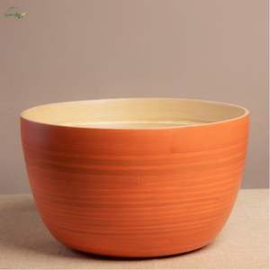 Tazón de Servir de Bambú Hecho a Mano Ecológico de Thanh Nam Arts, Técnica Personalizada, Diseño Clásico, Ligero, No Tóxico, Capacidad >10L - Product Image 3