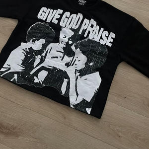 Camiseta de Gran Tamaño para Hombre, Estilo Urbano, de Alta Calidad, 220g, con Logotipo Serigrafiado en la Parte Delantera, Ecológica, de Secado Rápido y Transpirable - Product Image 6