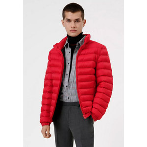 <b>Men's</b> Custom Logo Windproof Quilted Bubble Puffer Jacket <b>Long</b> Canvas Hood Lightweight Winter Warm Waterproof <b>Padded</b> <b>Coats</b> - Product Image 6