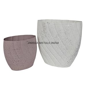 High Grade <b>Black</b> Textured Metal <b>Vase</b> with Wide Base and Flared Neck for Elegant Home and Office Interior Decoration - Product Image 5