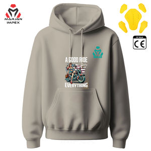 Sweat à capuche en polaire pour motards, conçu pour les motards exigeants, offrant chaleur, protection contre le vent, idéal pour l'hiver, premium, % polyester - Product Image 2